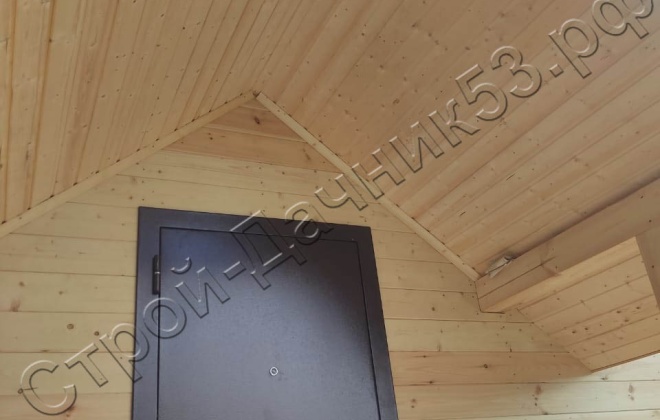 4 Каркасно-щитовой дом Д-59, 6x6м, 69.8 М², Московская область, Шаховской район, деревня Рябинки (25)
